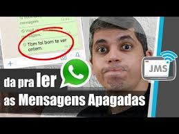 sabia que tem como recuperar mensagens apagadas do whatsapp youtube mensagens dicas whatsapp recuperar mensagens apagadas