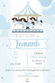 Digital Carillon Carousel Birthday Party Invitation Printable Invitation Party Supplies Invito Digitale Compleanno Tema Carillon Giostra Carousel Birthday Parties Baptism Party Invitations Party Invitations