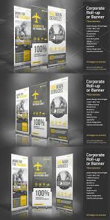 Corporate Roll Up Or Banner Tradeshow Banner Design Tradeshow Banner Retractable Banner Design