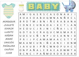 7 divertidos juegos para celebrar tu baby shower. Crucigrama Juegos Para Baby Shower Para Imprimir Con Respuestas Novocom Top