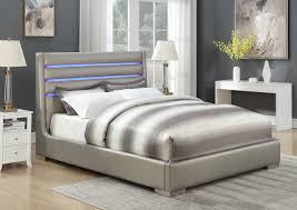 Coaster Furniture Metallic Grey Full Size Bed 302075 Savvy Discount Furniture Bed Furniture Grey Bedding Bedroom Furniture Beds