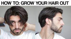 Keep the heat off your hair and try out these quick and easy hairstyles to keep your hair out of your face when growing out your hair. How To Grow Your Hair Out Get Past The Awkward Stage Men S Hair Youtube