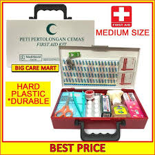 Jabatan keselamatan dan kesihatan pekerjaan. First Aid Kit Box Peti Kecemasan 19 Items Inc Paracetamol Jes Shopee Malaysia