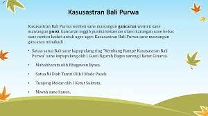 Check spelling or type a new query. Kasusastraan Bali Purwa Mesatwa Ppt Download
