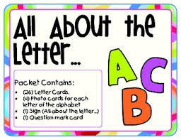 all about the letter pocket chart activity printable