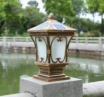 Amazon.com: Creative Outdoor Aluminum Solar Pillar Columns ...
