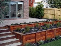 Building a retaining wall can open up quite a lot of room for your future garden! Retaining Wall Backyard Backyard Patio Backyard Landscaping
