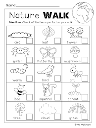 Free Printable Nature Walk Scavenger Hunt