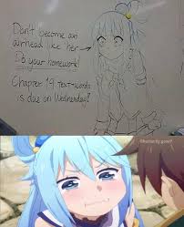 Happy Birthday To Me Meme Konosuba Useless Useless Useless There Are Plenty More Just Click The Image For More Memes Animememes Animememe Anime Anime Funny Anime Memes Anime Jokes