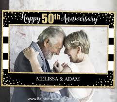Printable 50th Anniversary Photo Booth Frame 50th Etsy 50th Wedding Anniversary Party Photo Booth Frame Anniversary Photos