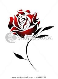 Rose Tattoo Rose Stencil Rose Tattoo Design Red Rose Tattoo