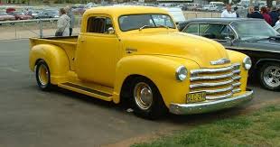 Image result for Medium Chrome Yellow 1950 Truck