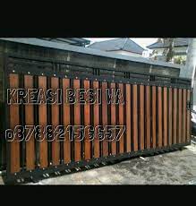 Pagar kayu minimalis bisa jadi salah tipe pagar yang wajib diterapkan. Jual Pagar Kayu Minimalis Di Lapak Kreasi Besi Bukalapak