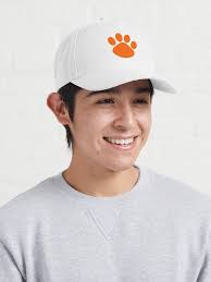 Animal Paw (Orange) (Sweet Animal Paw Logo) Cap