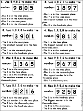 Printable Place Value Chart Worksheet Fun And Printable