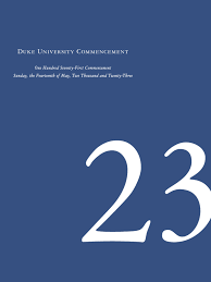 2023 Commencement Program