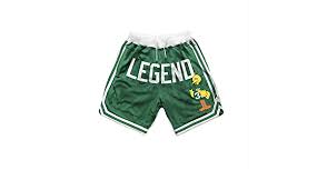 The official celtics pro shop at nba store has all the authentic celtics jerseys, hats, tees, apparel and more at the nba store. Amazon Com Big Bird 33 Green Legend Retro Basketball Shorts Clothing