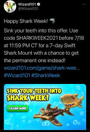 Watch jeffrey wright wrestle with a pressing question: Free Code Sharkweek2021 Wizard101