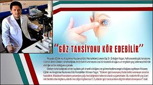 Dr Erdogan Yasar Goz Tansiyonu Kor Edebilir Saglik Sultanhani Gen Tr Sultanhani Ve Aksaray Haber Sitesi 68 Aksaray Haber Aksaray Guncel Haberleri