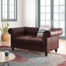 Choice of navy blue or heather gray. Mercury Row Garren 75 6 8243 Square Arm Sofa