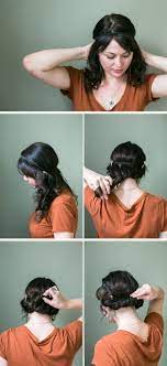 2 Minute Easy Updo Tutorial Hellonatural Co Second Day Hairstyles Hair Beauty Curly Hair Styles