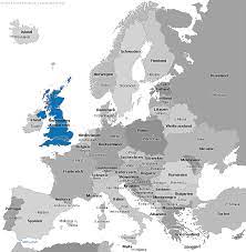 Europa ist der fläche nach der die karte des europäischen kontinents enthält viele länder mit unterschiedlicher geschichte und kulturen. Vereinigtes Konigreich In Europa Vereinigtes Konigreich Auf Der Europakarte