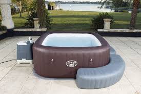 Whirlpool mit holzumrandung bestway palm beach 250 x 275 x 71cm. Einfassung Eckig Fur Whirlpool Aufblasbar Lay Z Spa