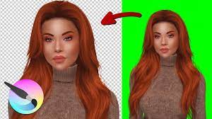 Removing Green Screen Background Using Krita Green Screen Background Greenscreen Krita