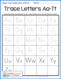 Letter Tracing Worksheets Uppercase And Lowercase Trace All The Letter Free Printable Alphabet Letters Printable Alphabet Letters Alphabet Tracing Worksheets