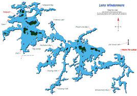 Map Of Lake Windermere