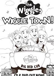 By best coloring pagesfebruary 10th 2014. The Wiggles Big Red Car Coloring Pages