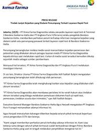 Kimia Farma Proses Hukum Oknum Yang Palsukan Rapid Test Dan Lakukan Pelecehan Kumparan Com