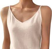 Women's Basic Camisoles 2025 Solid Color V Neck Spaghetti Strap Tank Tops  Casual Loose Fit Sleeveless Blouse