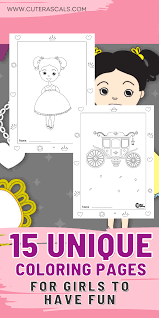 Show your kids a fun way to learn the abcs with alphabet printables they can color. 15 Unique Coloring Pages For Girls To Have Fun