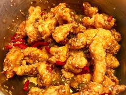 This crispy honey chicken is built to last! Crispy Sesame Chicken With A Sticky Asian Sauce Wiscasset Newspaper