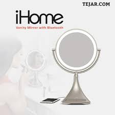 Ihome Icvbt7 9 Double Sided Portable Vanity Mirror With Bluetooth Audio Ihome Bluetooth Audio Wireless Audio