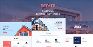 Free real estate website business plan template. Estate Responsive Real Estate Landing Page Template