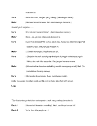 Banyak sekali contoh cerpen singkat yang sangat inspiratif. Dialog Teater Kanak Kanak