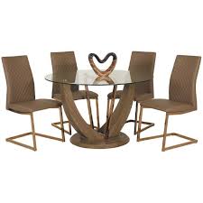 Bring A Unique Contemporary Look With A Touch Of Glam To Your Dining Experience With The Oslo Brown Dining Chair From Brown Dining Chairs Dining Chairs Dining
