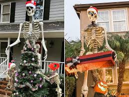 22 festive and affordable christmas decorations you can buy at the home depot. Home Depot S 300 Giant Skeleton Is Now Christmas Decor Insider