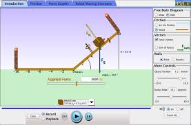 Use this html code to display a screenshot with the words click to run. Ramp Forces And Motion Force Position Velocity Phet Interactive Simulations