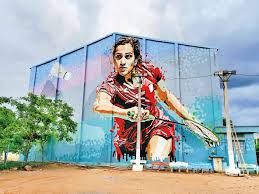 Over the course of her career, pusarla has won medals at multiple tournam. I Hope My Mural Will Inspire Young Girls To Take Up Badminton Pv Sindhu Times Of India