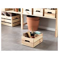 Knagglig Kist Grenen 23x31x15 Cm Ikea In 2020 Ikea Boxes Wooden Boxes Ikea