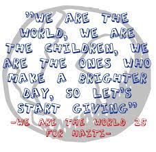 Pin On We Are The World