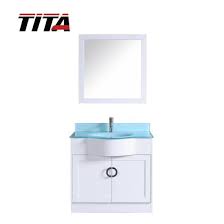 With the old vanity removed, you can even draw out on the wall with a pencil the dimensions of your desired vanity. Tempered Glass Vanity Top Single Basin Bathroom Vanity T9229 36w China Bathroom Vanity Bathroom Cabinet Made In China Com
