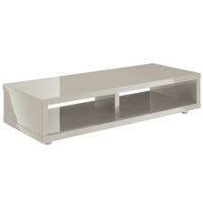 Tv units used to be just the table that the tv dominated with its bulky size. Puro High Gloss Tv Media Unit Stone Or Cream Fads
