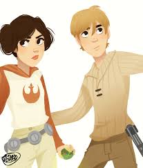 More Star Wars Scrappy Teenagers Au Luke And Leia Star Wars Princess Star Wars Luke Star Wars