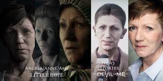 Got bored and did collages of the main repeating DPA face models and the  characters they portray 😊 : r/DarkPicturesAnthology