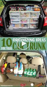 make full use of the space in your trunk with little modifications check them out via car trunk organization trunk organization car camping organization