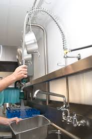 Kitchen sinks can be a real statement piece. How To Specify A Pre Rinse Unit Foodservice Equipment Reports Articles News Fer Magazine